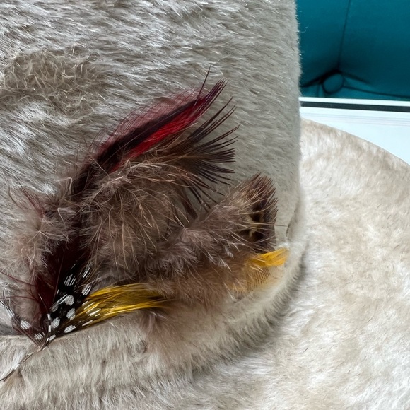 1950’s John B Stetson The Imperial Tan Long Haired Beaver Fur Fedora Size 7/56CM - Picture 3 of 11